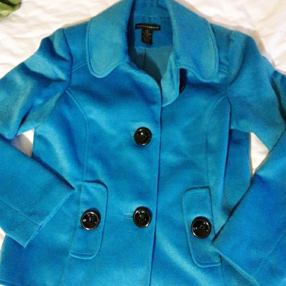 Grace Elements Jackets & Blazers - Grace Elements womens M blue peacoat